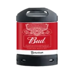 Fût Bud bière américain  - 6 Litres PERFECT DRAFT
