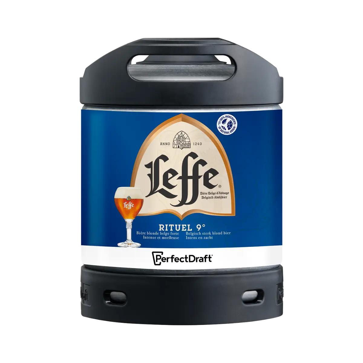 Fût Leffe Rituel 9° - 6 Litres PERFECT DRAFT