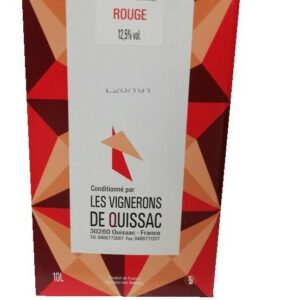 CUBIS VDT VIGNERONS DE QUISSAC ROUGE 10 LITRES