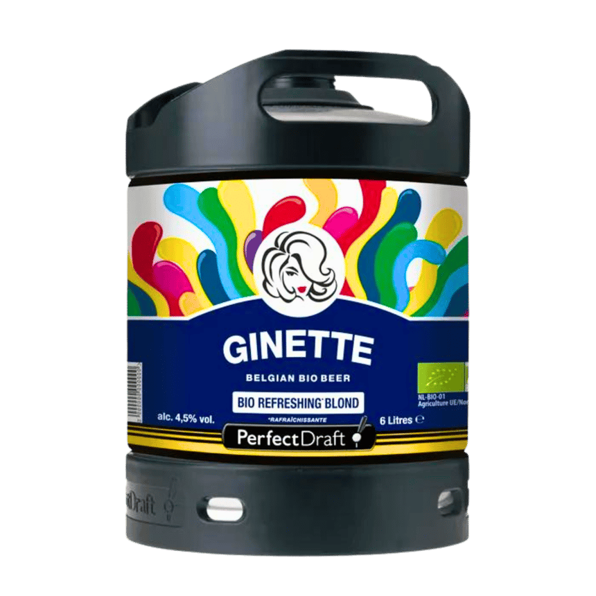 Fût GINETTE 4,5° – 6 Litres PERFECT DRAFT