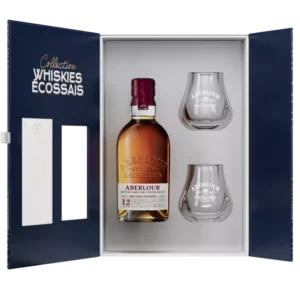 COFFRET ABERLOUR - 12ans + 2 VERRES