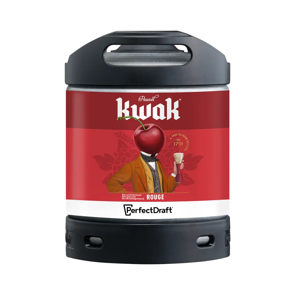 Fût KWAK ROUGE 8° - 6 Litres PERFECT DRAFT