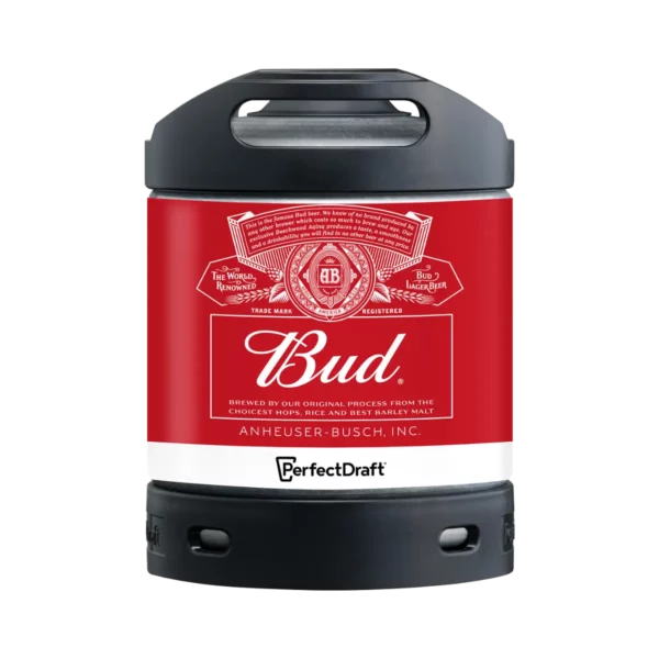 Fût Bud bière américain  - 6 Litres PERFECT DRAFT