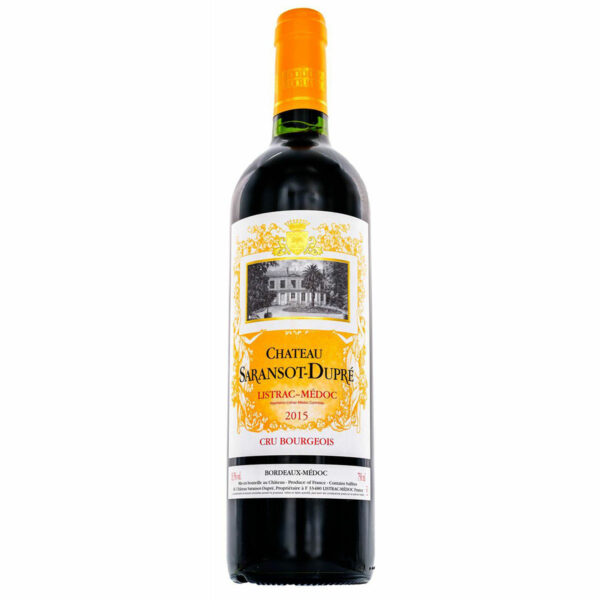 BOR LISTRAC  MEDOC CHATEAU SARANSOT DUPRE 2015