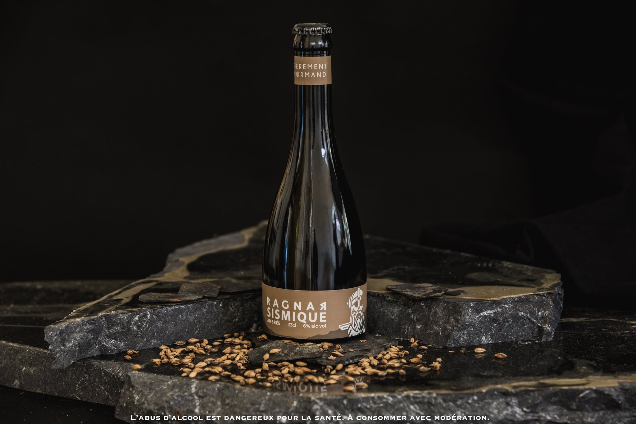 BIERE AMBREE – SISMIQUE – BRASSERIE RAGNAR 33 CL