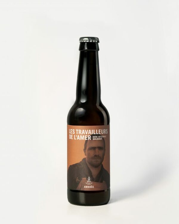 Bière Ambrée 5° - Les Travailleurs de l'Amer - 33CL