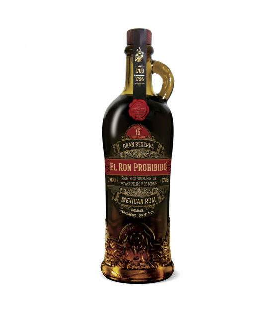 RHUM PROHIBIDO SOLERA 15 ANS - 40% (Mexique)